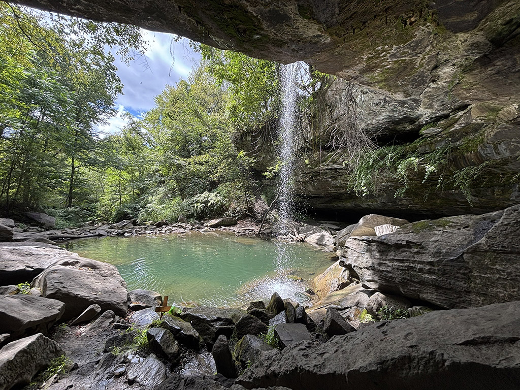 Buttermilk Falls Back